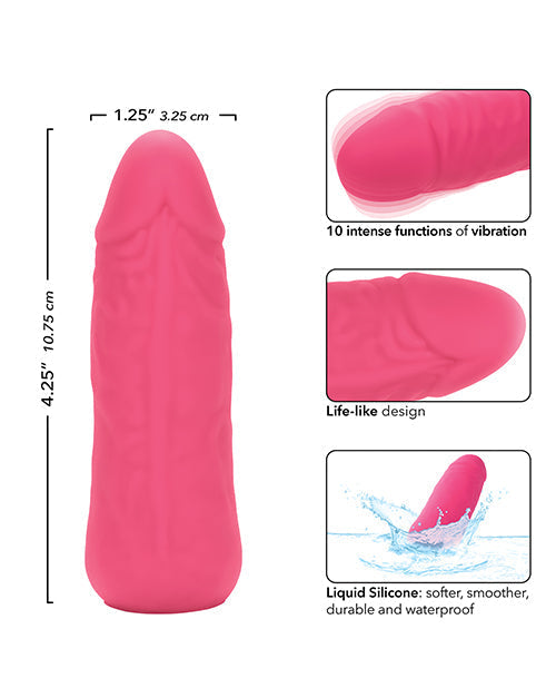 Tachuelas de silicona, minitachuelas vibratorias - Rosa