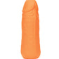 Tenons vibrants miniatures en silicone - Orange
