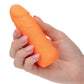 Tenons vibrants miniatures en silicone - Orange