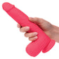 Vibromasseur rechargeable à picots en silicone, vibrant et propulsif