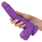 Vibromasseur rechargeable vibrant et propulsif en silicone - Violet