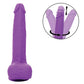 Vibromasseur rechargeable vibrant et propulsif en silicone - Violet