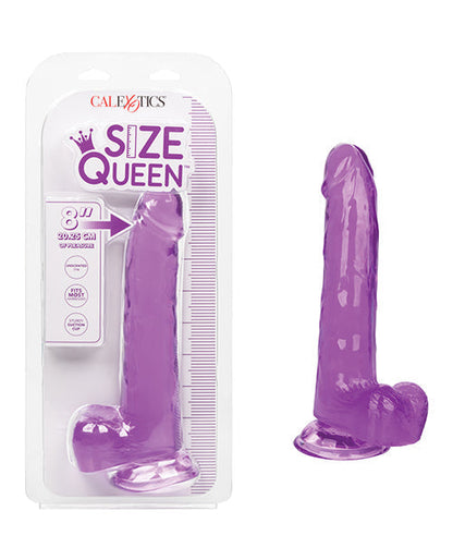 Gros gode Queen 8" | Gode violet | Gode réaliste | Gode à ventouse | Gros gode