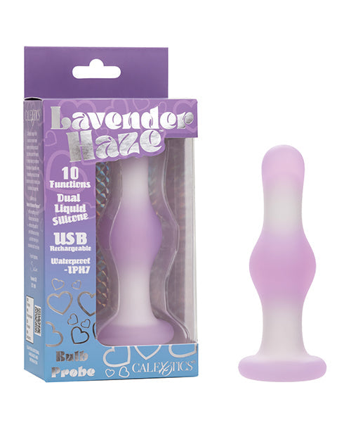 Sonda Anal para Bulbo Lavender Haze - Lavanda/Blanco