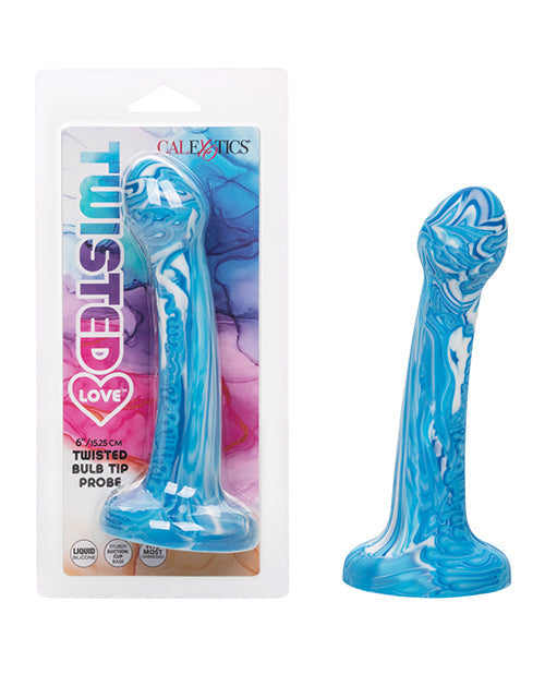 Sonde à pointe bulbe torsadée Twisted Love - Bleue
