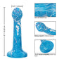 Sonde à pointe bulbe torsadée Twisted Love - Bleue