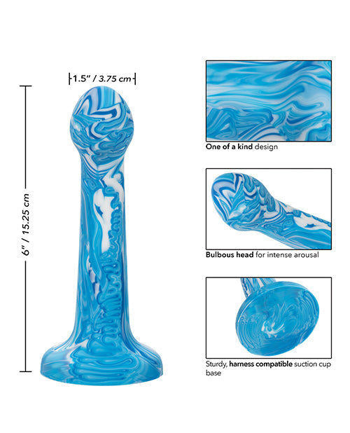 Sonde à pointe bulbe torsadée Twisted Love - Bleue