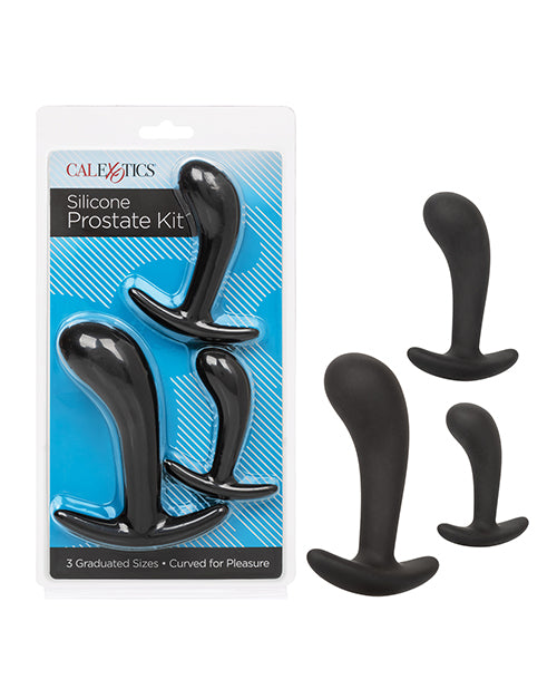 Kit de Prostate d'entraînement anal en silicone - Noir