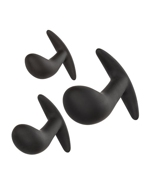 Kit de Prostate d'entraînement anal en silicone - Noir