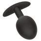Plug anal lesté en silicone - Noir