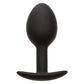 Plug anal lesté en silicone - Noir