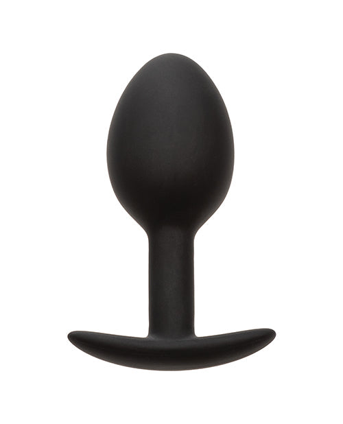 Plug anal lesté en silicone - Noir