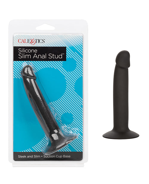 Plug Anal Mince en Silicone - Noir