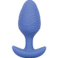 Vibreur plug anal phosphorescent coquin - Grande taille bleu