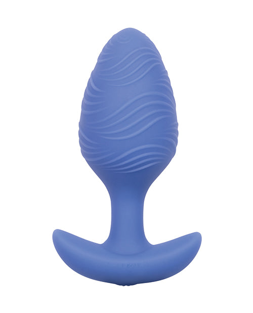 Vibreur plug anal phosphorescent coquin - Grande taille bleu