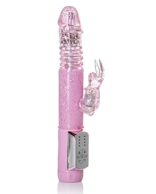 Vibrador Jack Rabbit | Vibrador de empuje pequeño | Vibrador de punto G rosa | Vibrador de clítoris | El mejor vibrador para mujeres