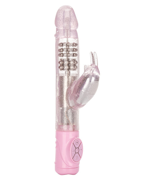 Vibrador Jack Rabbit | Vibrador con Empuje | Vibrador de Punto G con Movimiento | Vibrador de Clítoris Rosa | El Mejor Vibrador para Mujeres