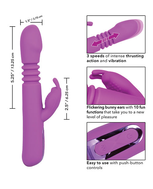 Vibrador Jack Rabbit | Vibrador de empuje de élite | Vibrador de punto G 10X | Vibrador de clítoris | El mejor vibrador para mujeres
