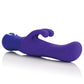 Vibromasseur Clitoridien en Silicone Chic | Vibromasseur Point G Double Dancer | Pointe Courbe Violette | Meilleur Vibromasseur pour Femmes