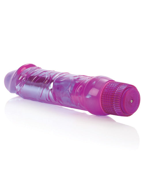 Pénis vibrant Crystalessence 6,5" - Violet