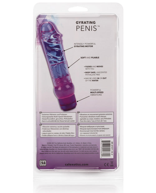 Pénis vibrant Crystalessence 6,5" - Violet