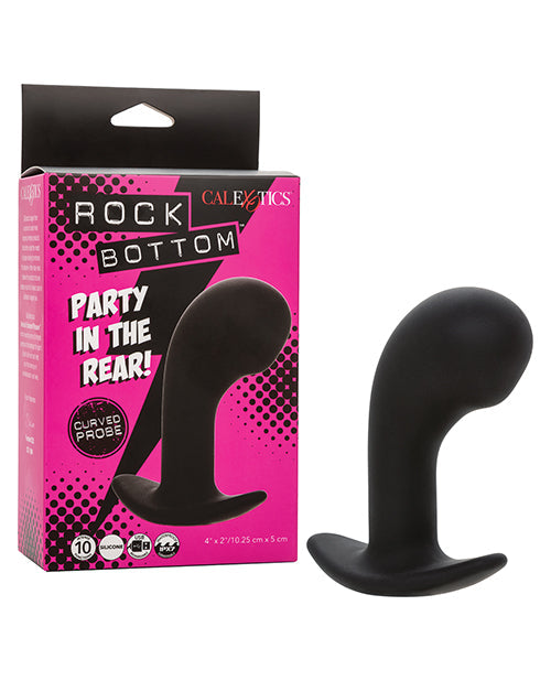 Sonda Curvada de Próstata Rock Bottom - Negro
