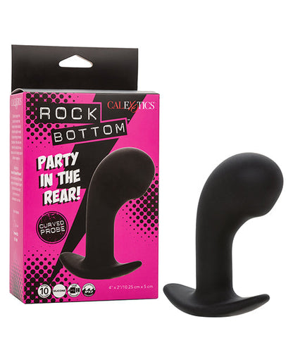 Sonda Curvada de Próstata Rock Bottom - Negro