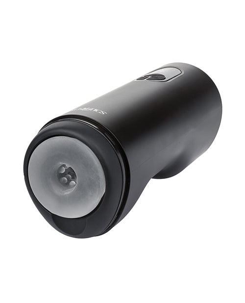 Vibro-masturbateur bionique avec oscillation et aspiration - Noir