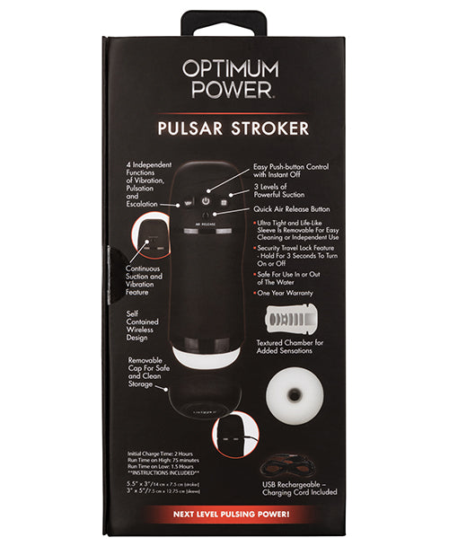 Optimum Power Pulsar Stroker - Noir