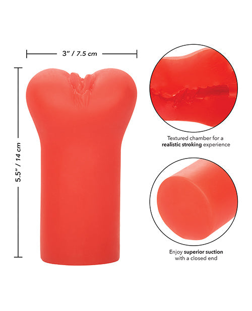 Masturbador vaginal "La Diabla" de Cheap Thrills - Rojo