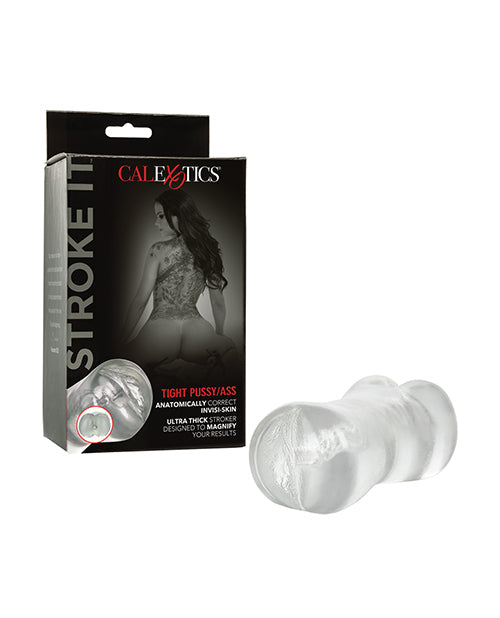 Masturbateur pour chatte et cul serrés - Transparent