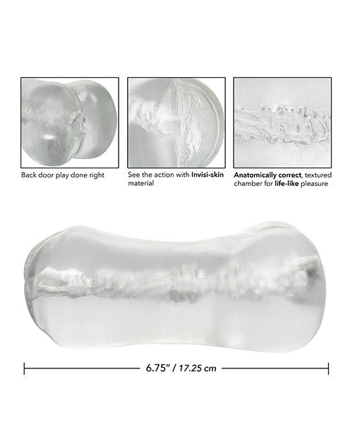 Masturbateur pour chatte et cul serrés - Transparent