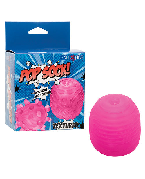 Pop Sock Masturbateur Texturé - Rose