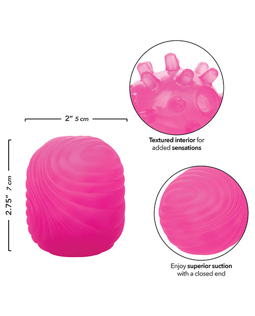 Pop Sock Masturbateur Texturé - Rose