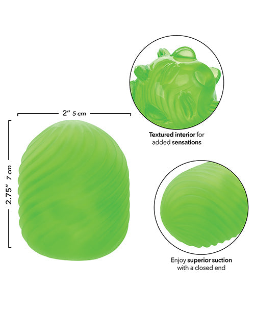 Masturbateur texturé Pop Sock - Vert