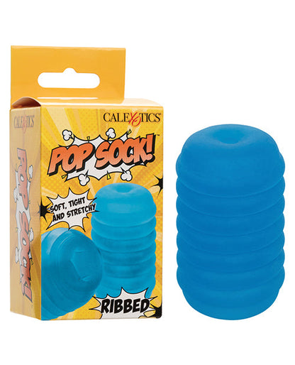 Masturbateur texturé Pop Sock - Bleu