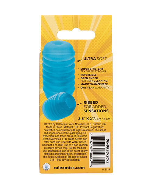 Masturbateur texturé Pop Sock - Bleu