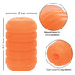 Masturbateur côtelé Pop Sock - Orange