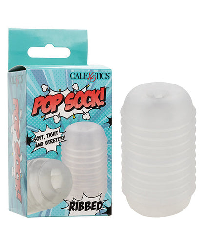 Masturbateur Nervuré Pop Sock - Transparent