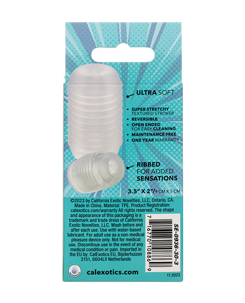 Masturbateur Nervuré Pop Sock - Transparent