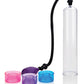 Pompe Big Man 12" avec 3 manchons de tailles différentes - Transparent