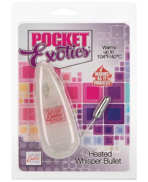 Pocket Exotics Balle Chuchotante Chauffante - Argenté