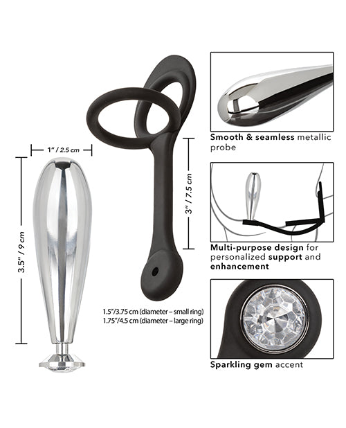 Culbuteur planeur en forme d'étoile avec rehausseur en silicone - Noir