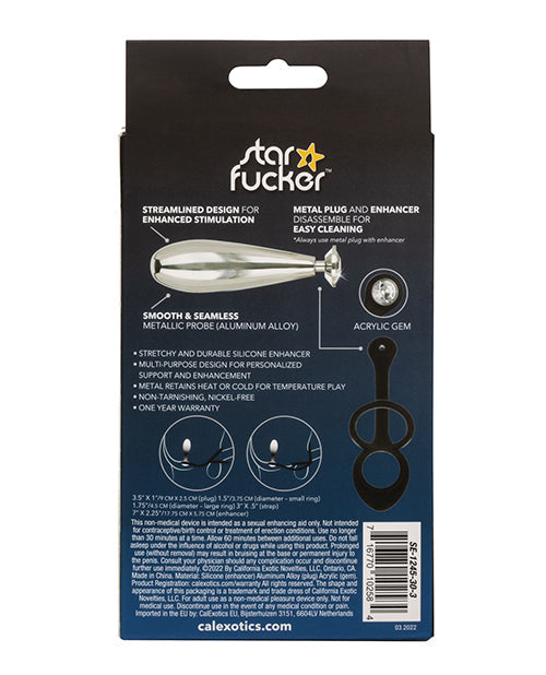 Culbuteur planeur en forme d'étoile avec rehausseur en silicone - Noir