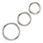 Juego de anillos de plata