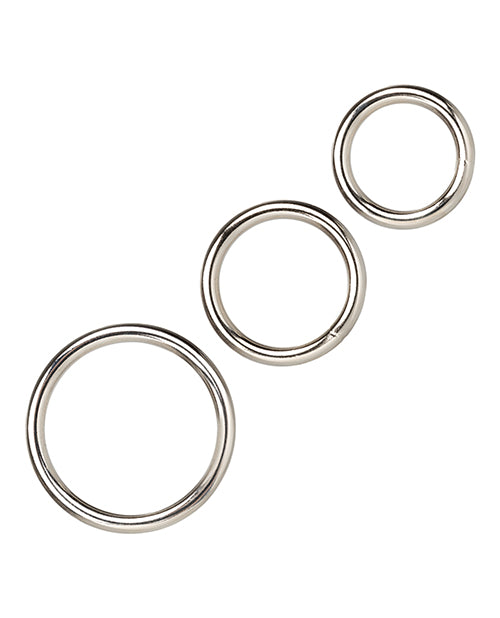 Juego de anillos de plata