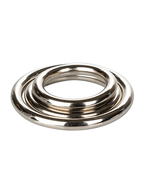 Juego de anillos de plata