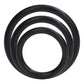 Anillos de soporte de silicona - Negro