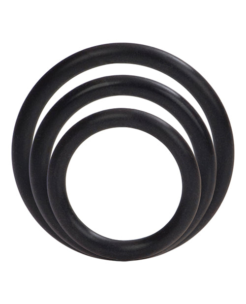 Anillos de soporte de silicona - Negro