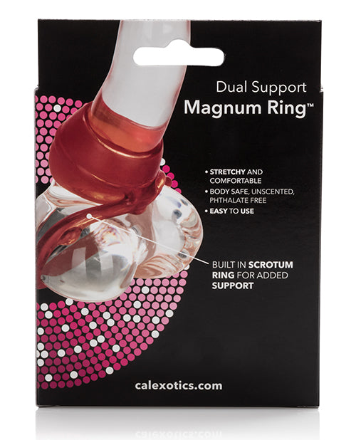 Anillo Magnum de Doble Soporte - Rojo